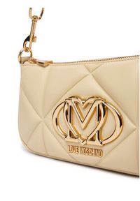 Love Moschino - LOVE MOSCHINO Torebka JC4111PP1OLC0129 Beżowy. Kolor: beżowy. Materiał: skórzane #5