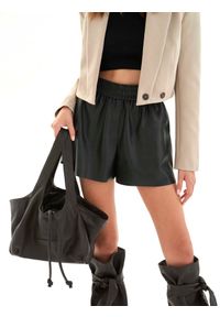 Kazar - Brązowa torebka damska kazar x kasia. Kolor: brązowy. Materiał: skórzane #9