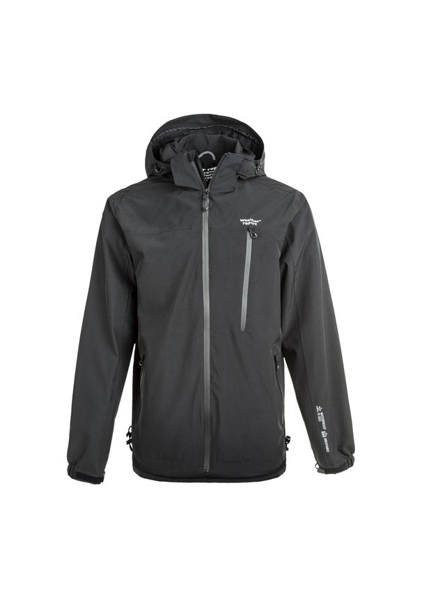 Kurtka wodoodporna Weather Report Delton. Kolor: czarny. Sport: turystyka piesza