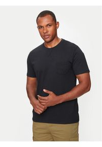 Brave Soul T-Shirt MTS-149ARKHAMV Czarny Straight Fit. Kolor: czarny. Materiał: bawełna #1