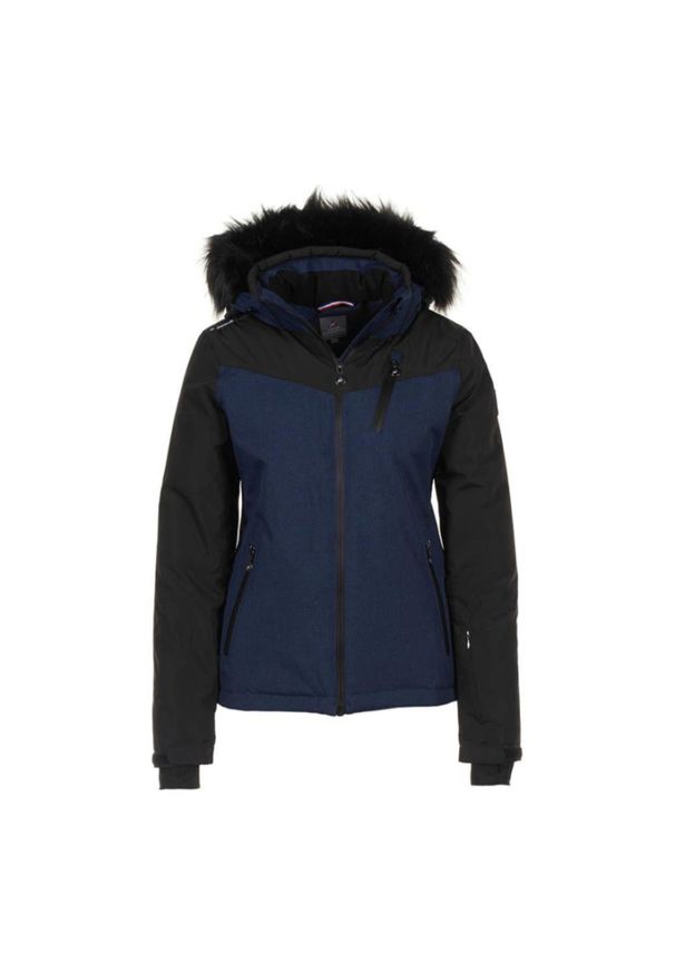 PEAK MOUNTAIN - Damska kurtka narciarska Peak Mountain Armate. Kolor: niebieski. Sezon: zima. Sport: narciarstwo