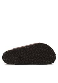 Birkenstock Klapki Florida 53901 Brązowy. Kolor: brązowy. Materiał: skóra
