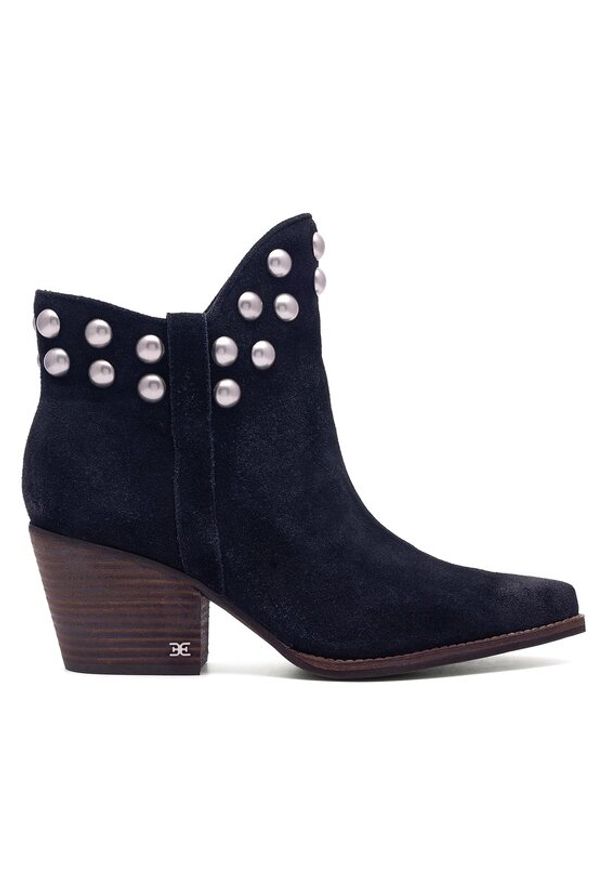 SAM EDELMAN Botki H9193L1001 Czarny. Kolor: czarny. Materiał: skóra