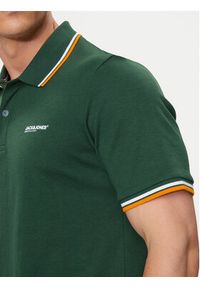 Jack & Jones - Jack&Jones Polo Campa 12250736 Zielony Standard Fit. Typ kołnierza: polo. Kolor: zielony. Materiał: bawełna