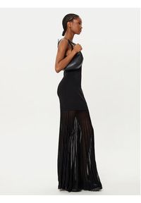 MICHAEL Michael Kors Sukienka letnia MF482LFBFD Czarny Slim Fit. Kolor: czarny. Materiał: wiskoza. Sezon: lato #4