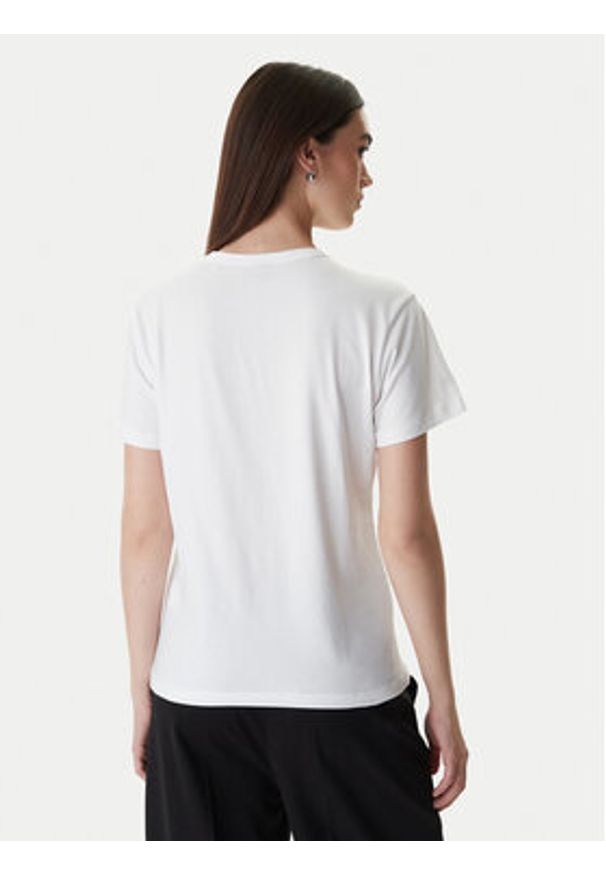 Hugo - HUGO T-Shirt Damacia 50562145 Biały Regular Fit. Kolor: biały. Materiał: bawełna