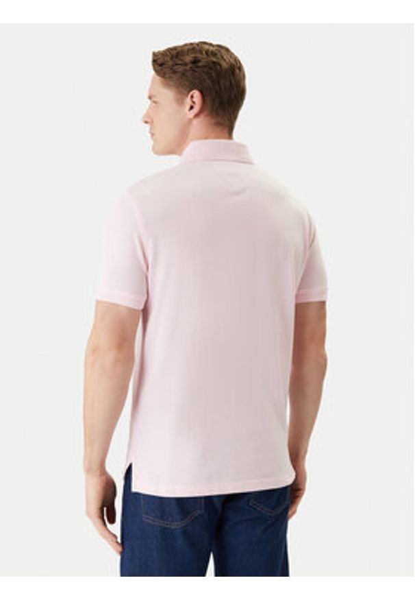 TOMMY HILFIGER - Tommy Hilfiger Polo 1985 MW0MW17770 Różowy Regular Fit. Typ kołnierza: polo. Kolor: różowy. Materiał: bawełna