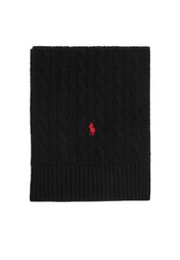 Polo Ralph Lauren Szalik 449959345001 Czarny. Kolor: czarny. Materiał: wełna #9
