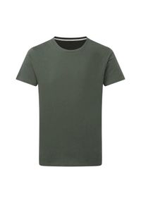 SG - Męska Koszulka Z Doskonałym Nadrukiem. Kolor: szary. Wzór: nadruk. Sport: turystyka piesza #1