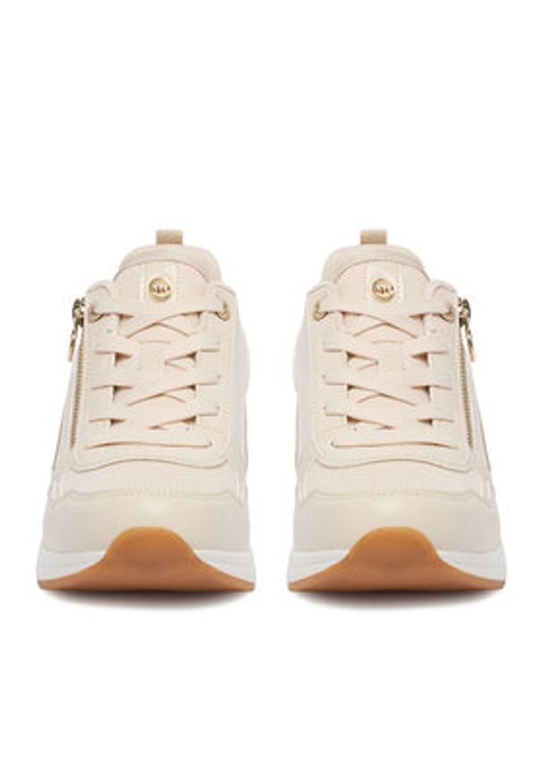 Nine West Sneakersy CEO-AMINA-02 Beżowy. Kolor: beżowy. Materiał: materiał