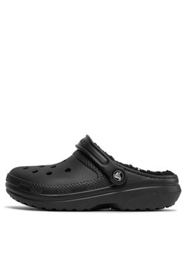 Crocs Klapki Classic Lined Clog 203591 Czarny. Kolor: czarny