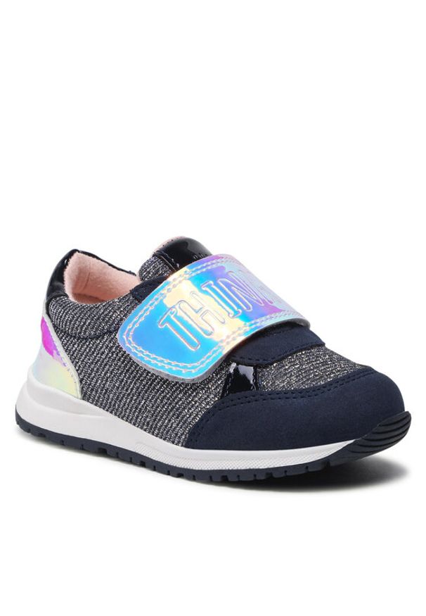 Nelli Blu Sneakersy CM200628-27B Granatowy. Kolor: niebieski. Materiał: materiał