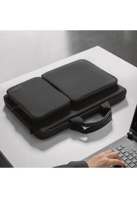 TECH-PROTECT - Torba Tech-Protect Defender Bag Laptop 17 czarny. Kolor: czarny. Materiał: materiał. Styl: elegancki, casual #11