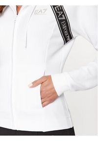 EA7 Emporio Armani Bluza 6RTM26 TJKWZ 1100 Biały Regular Fit. Kolor: biały. Materiał: syntetyk