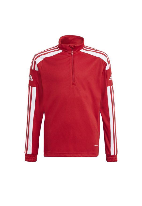 Adidas - Bluza dla dzieci adidas Squadra 21 Training Top Youth czerwona GP6470. Kolor: wielokolorowy, biały, czerwony. Sport: piłka nożna