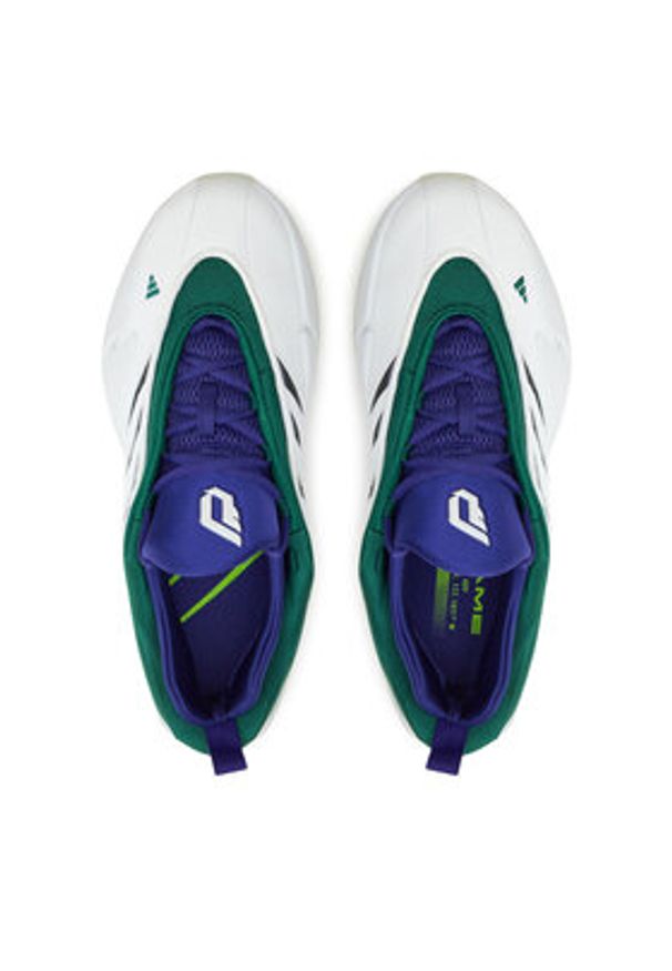 Adidas - adidas Buty do koszykówki Dame 9 IG6603 Biały. Kolor: biały. Materiał: materiał. Sport: koszykówka