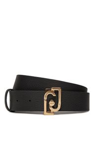 Liu Jo Pasek Damski Hips Belt 3.5 Cm AA4335 E0027 Czarny. Kolor: czarny. Materiał: skóra