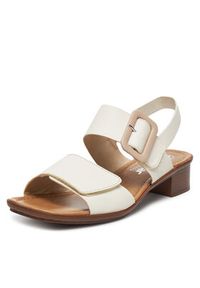 Rieker Sandały 62663-60 Écru. Materiał: syntetyk, materiał #7