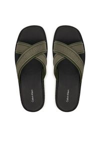 Calvin Klein Klapki Sq Molded Sandal Xcross Wb HM0HM02101 Zielony. Kolor: zielony. Materiał: materiał #5