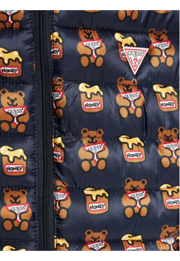 Guess Kurtka przejściowa H1YT03 WB310 Granatowy Regular Fit. Kolor: niebieski. Materiał: syntetyk
