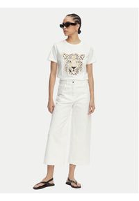 LOLA CASADEMUNT T-Shirt MS2615009 Biały Regular Fit. Kolor: biały. Materiał: bawełna #4