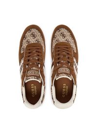 Guess Sneakersy FMTDIV SUE12 Brązowy. Kolor: brązowy. Materiał: materiał #5
