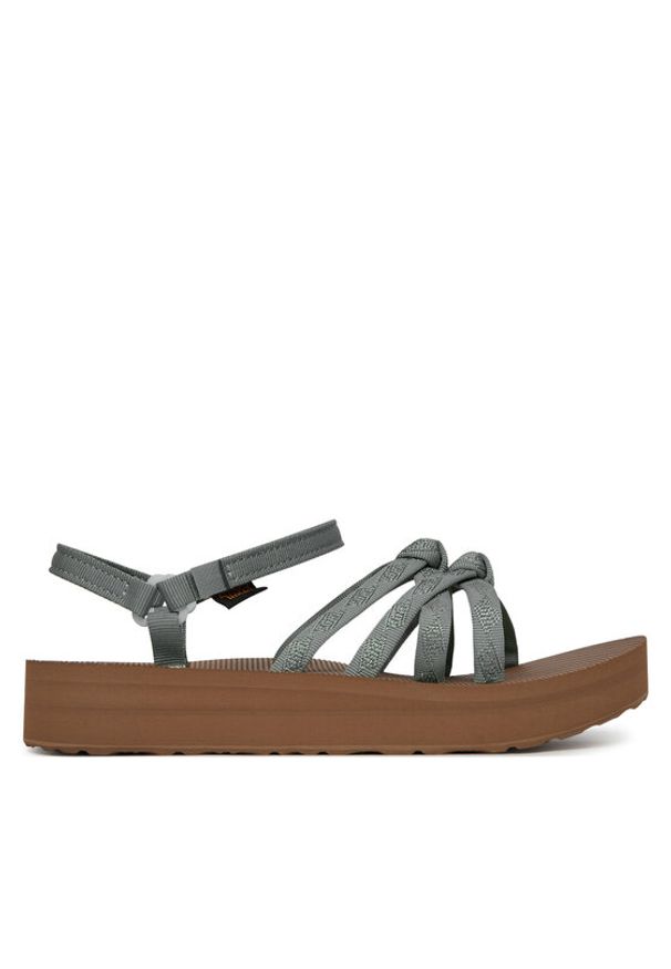 Teva Sandały Midform Kena Slim 1173494 Zielony. Kolor: zielony. Materiał: materiał