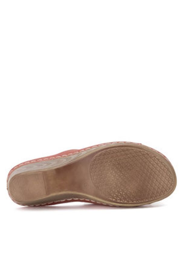 Clara Barson Klapki WYL05010-29 Czerwony. Kolor: czerwony. Materiał: syntetyk