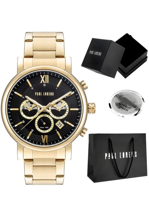 Zegarek męski Paul Lorens MODERO-1D1 Z GRAWEREM