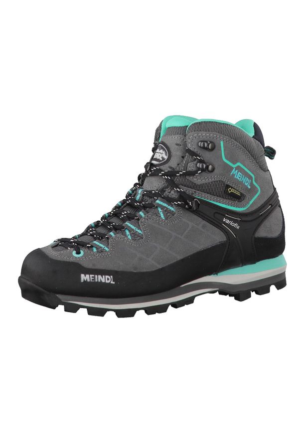 Buty trekkingowe damskie MEINDL Litepeak Lady GTX, z membraną Gore-Tex. Kolor: szary, niebieski, wielokolorowy. Styl: sportowy