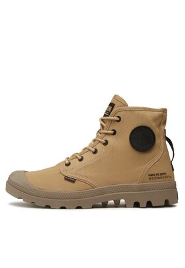 Palladium Trapery PAMPA HI HTG SUPPLY Beżowy. Kolor: beżowy. Materiał: materiał