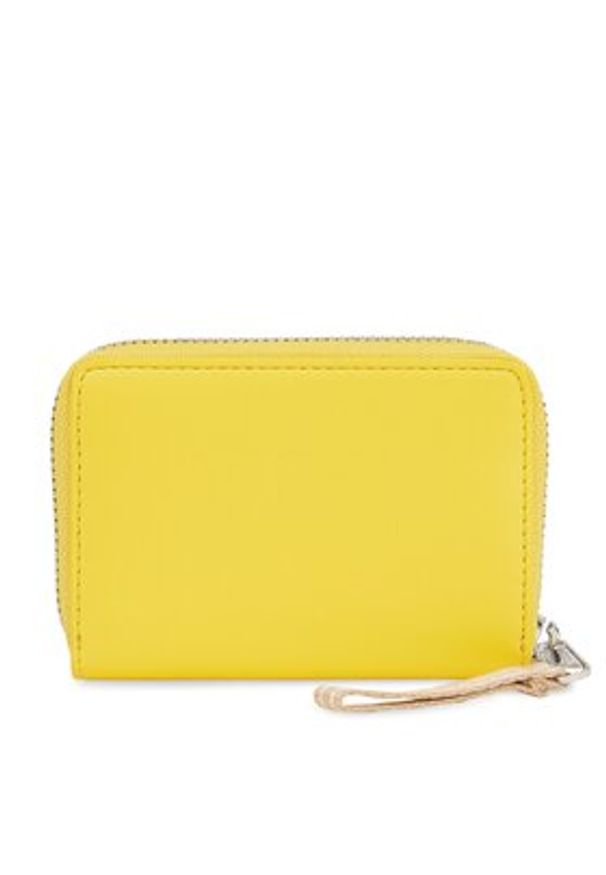 Tommy Jeans Mały Portfel Damski Tjw City-Wide Small Za AW0AW15940 Żółty. Kolor: żółty. Materiał: skóra