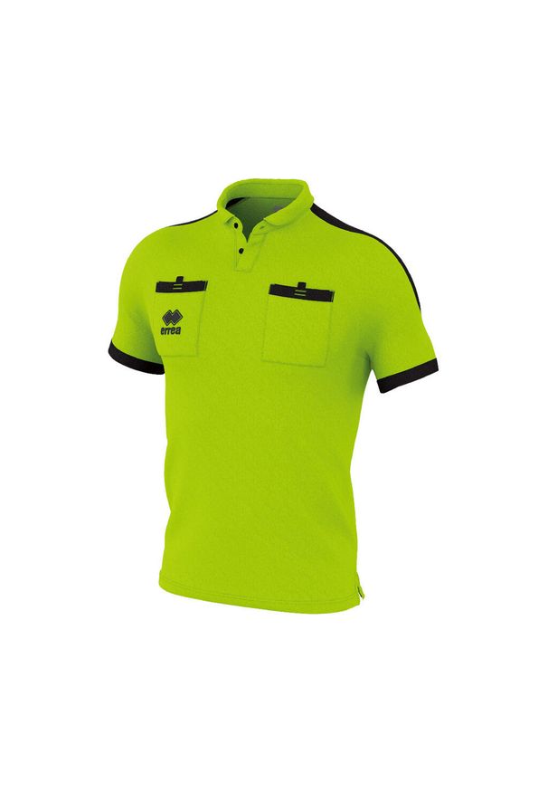 ERREA - Polo Errea doug. Typ kołnierza: polo. Kolor: czarny, wielokolorowy, zielony. Sport: piłka nożna