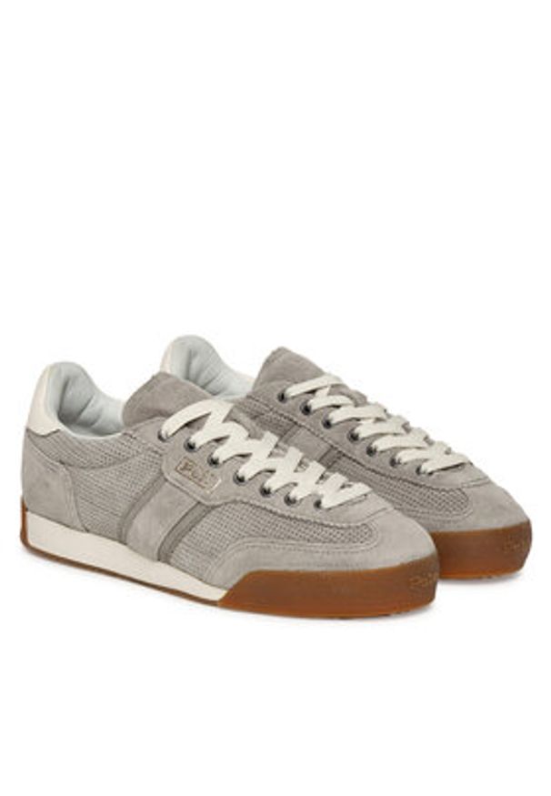 Polo Ralph Lauren Sneakersy Hester 804978190003 Szary. Kolor: szary. Materiał: skóra, zamsz