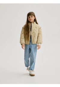 Reserved - Jeansy paperbag - niebieski. Kolor: niebieski #1