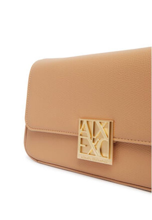 Armani Exchange Torebka XW002171 AF19895 U6149 Beżowy. Kolor: beżowy. Materiał: skórzane
