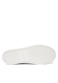 Calvin Klein Sneakersy Classic Cupsole Laceup Tape Lth YM0YM01430 Biały. Kolor: biały. Materiał: skóra #5