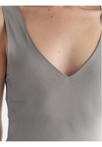 ViCOLO Sukienka koktajlowa TF0247 Szary Regular Fit. Kolor: szary. Materiał: wiskoza. Styl: wizytowy #2