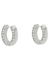 Guess Kolczyki Circle Lights JUBE03 160JW Srebrne rodowanie. Materiał: srebrne. Kolor: srebrny #4