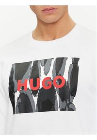 Hugo Bluza Duragol_U242 50513335 Biały Regular Fit. Kolor: biały. Materiał: bawełna