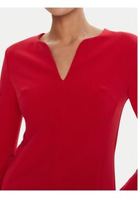 Rinascimento Sukienka koktajlowa CFC0126187003 Czerwony Slim Fit. Kolor: czerwony. Materiał: syntetyk. Styl: wizytowy #4