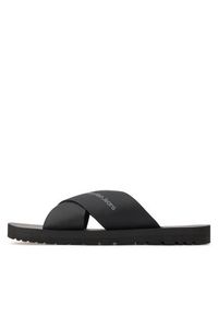Calvin Klein Jeans Klapki Cross Sandal Slipon Rp In Btw YM0YM00942 Czarny. Kolor: czarny #2