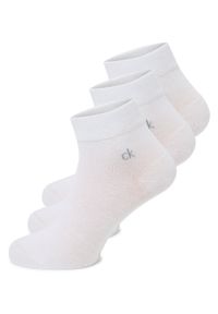 Calvin Klein Skarpety w 3-paku Mężczyźni Bawełna biały jednolity, 39-42. Kolor: biały. Materiał: bawełna. Wzór: jednolity