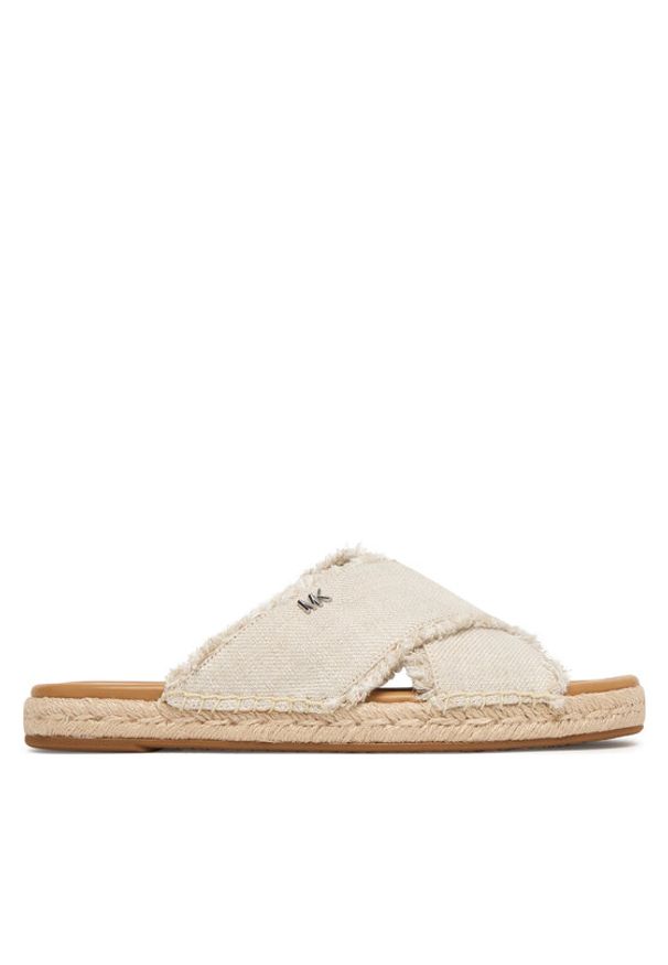 MICHAEL Michael Kors Espadryle Kenzie 40S6KZFS2D Beżowy. Kolor: beżowy. Materiał: materiał