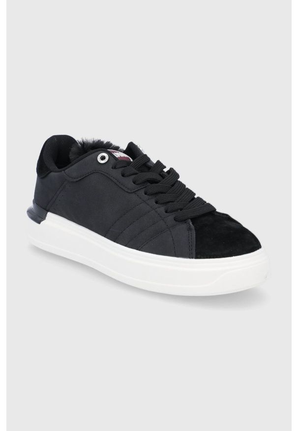Colmar - Buty. Nosek buta: okrągły. Zapięcie: sznurówki. Kolor: czarny. Materiał: guma