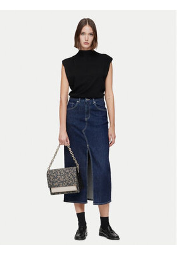 Tous - TOUS Torebka Bandolera M. Audree K Icon 2001799559 Czarny. Kolor: czarny. Materiał: skórzane