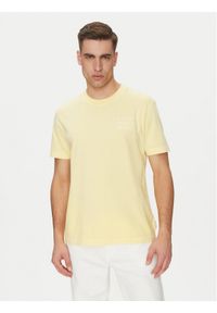 Marc O'Polo Denim T-Shirt 500 0006 040 Żółty Relaxed Fit. Typ kołnierza: polo. Kolor: żółty. Materiał: bawełna