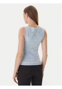 Guess Sweter W6GR17 Z0604 Błękitny Regular Fit. Kolor: niebieski. Materiał: wiskoza #3