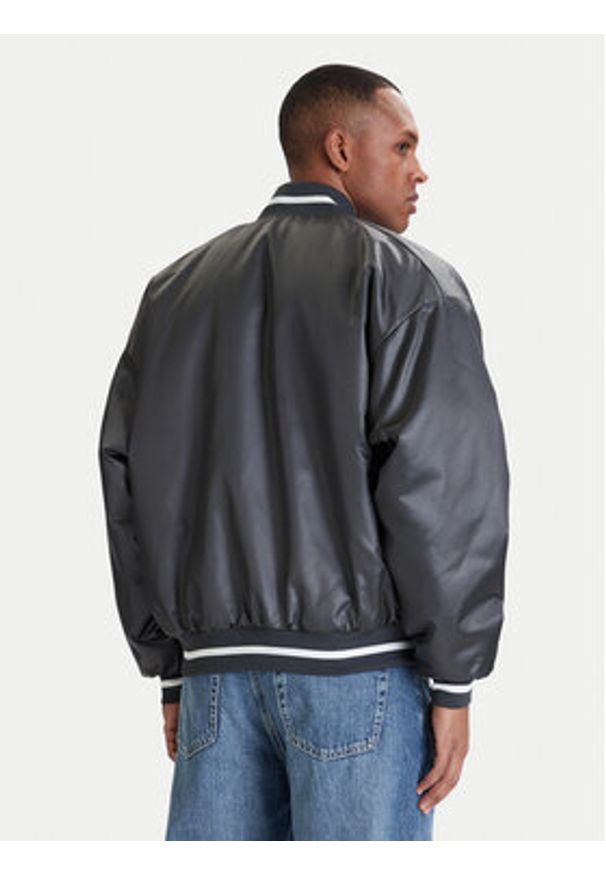 Adidas - adidas Kurtka bomber Stadium JZ6913 Szary Loose Fit. Kolor: szary. Materiał: syntetyk