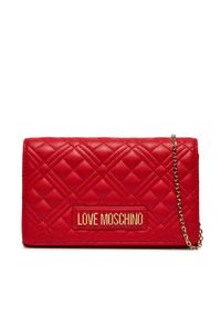 Love Moschino - LOVE MOSCHINO Torebka JC4079PP0LLA0500 Czerwony. Kolor: czerwony. Materiał: skórzane